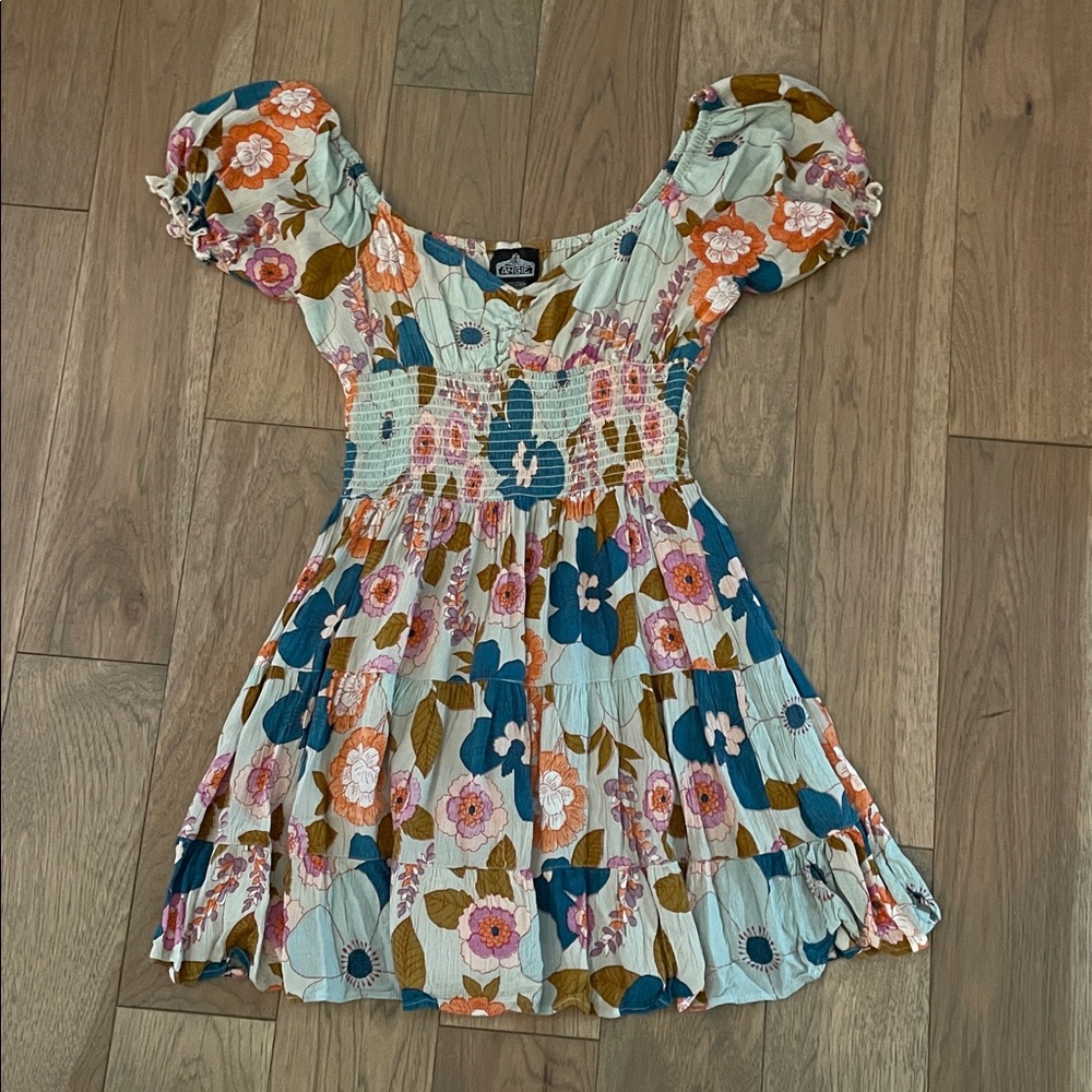 Floral Puff Sleeve Dress